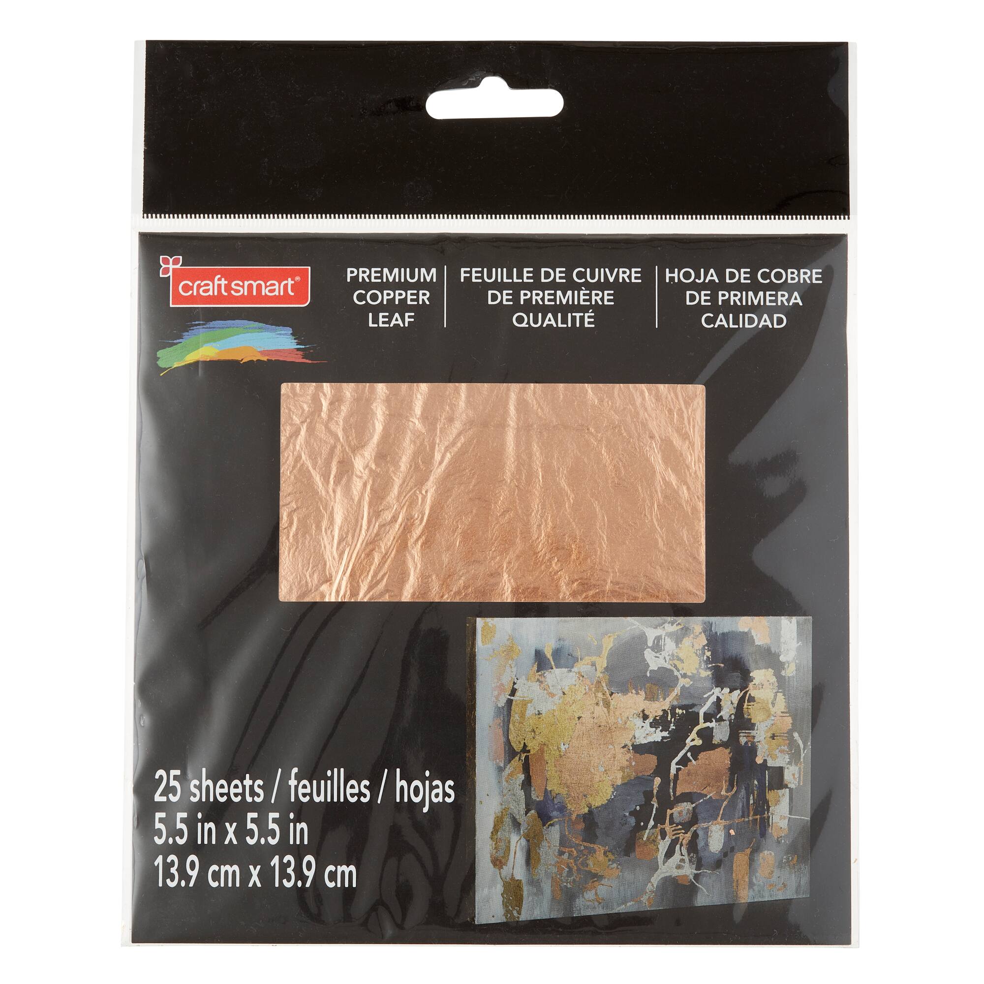6 Packs: 25 ct. (150 total) Premium Ready Copper Leaf Sheets by Craft Smart®